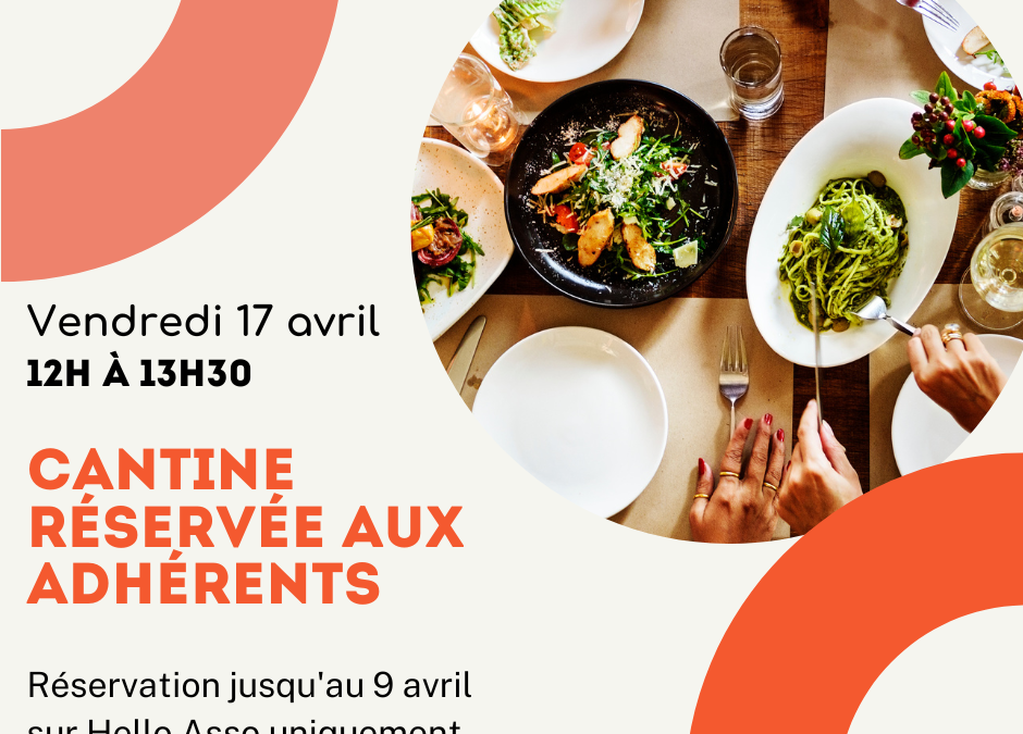 Cantine – 14 avril